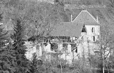Le moulin au cours des années 1900.